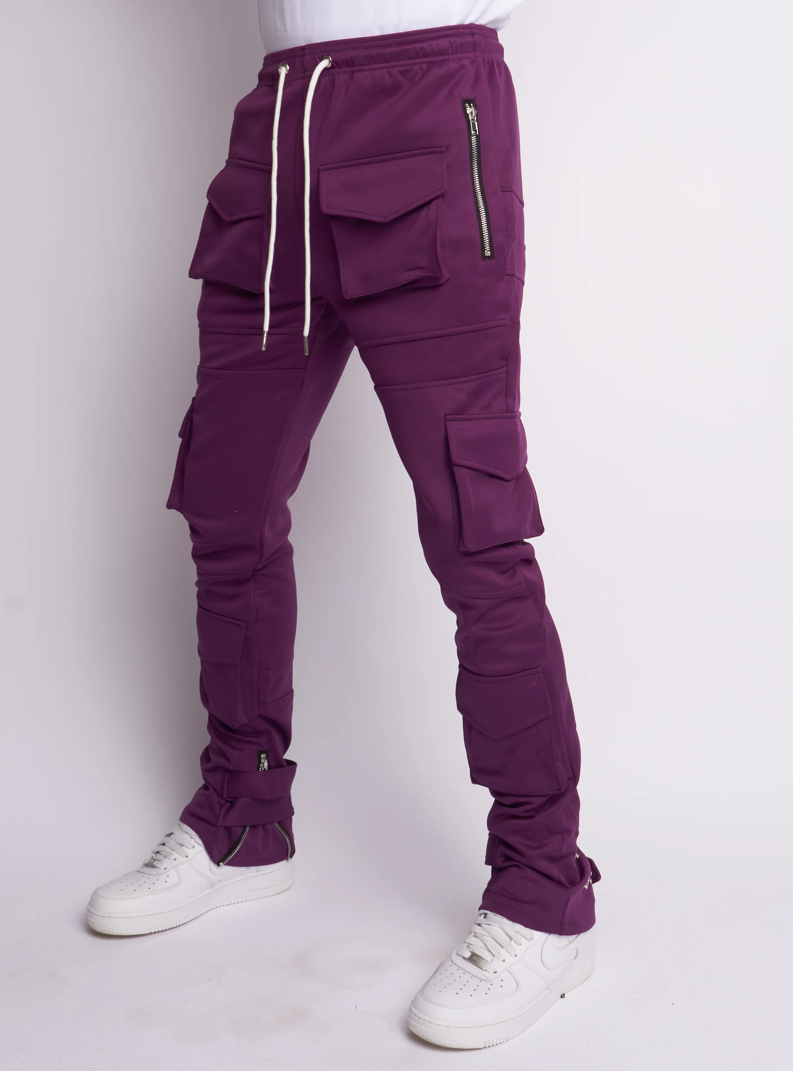 Politics Track Pants - Holman -  Purple - 753 - Image 3