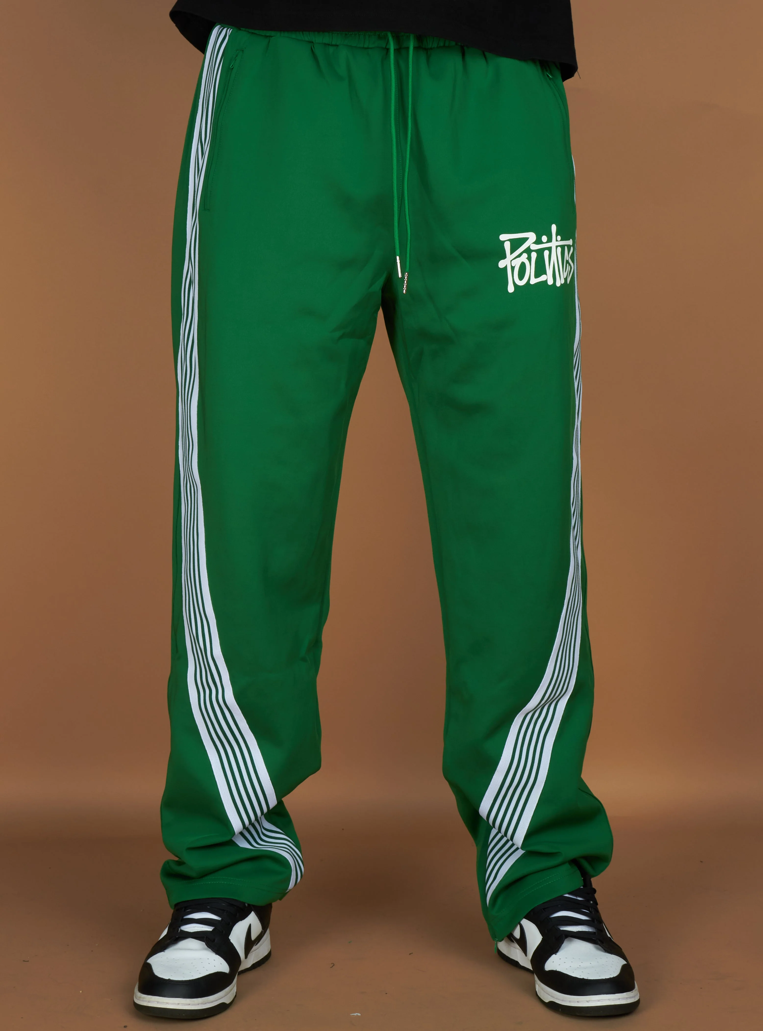 Politics Wisp Track Pants — Green