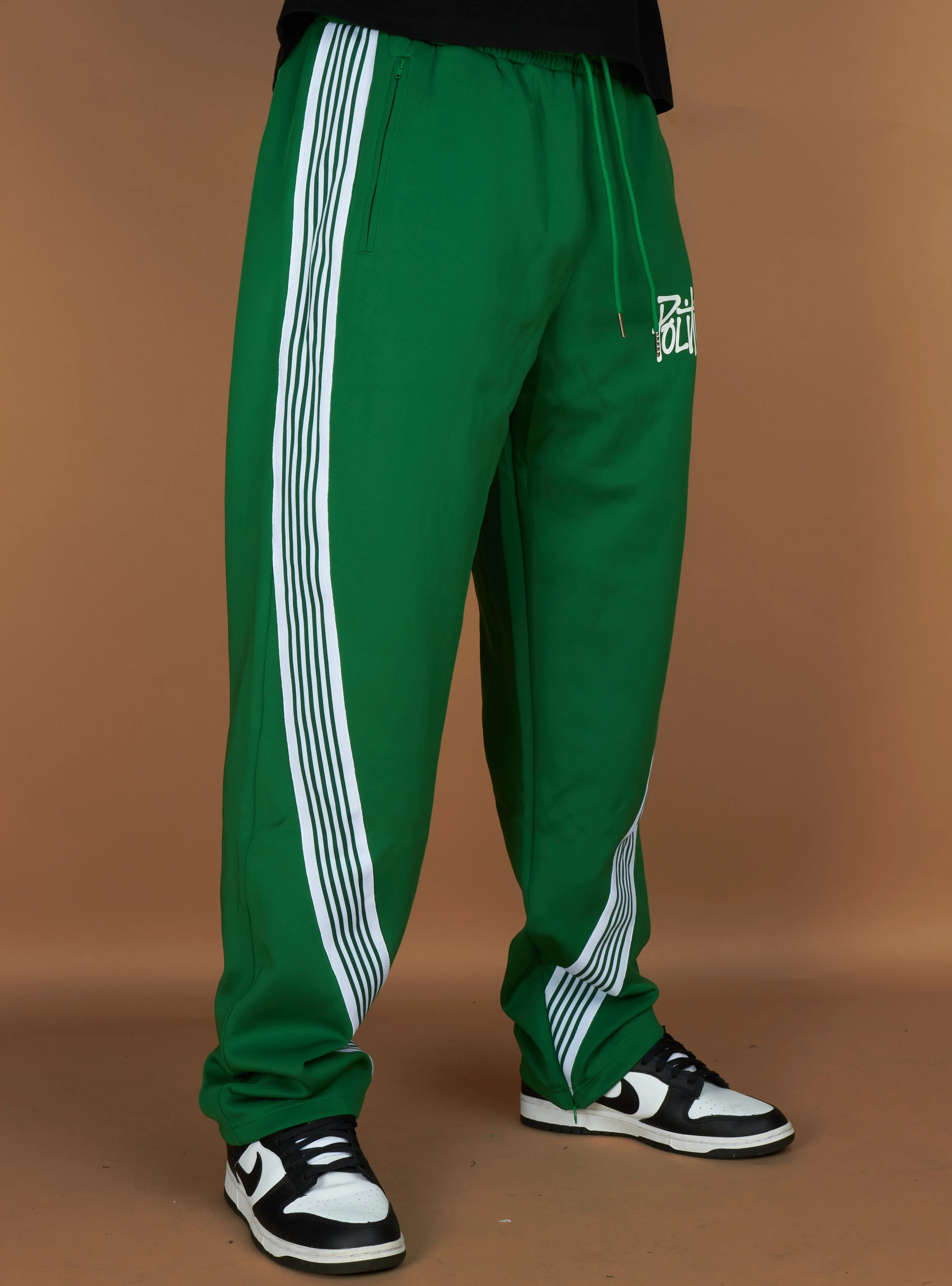 Politics Wisp Track Pants — Green - Image 2