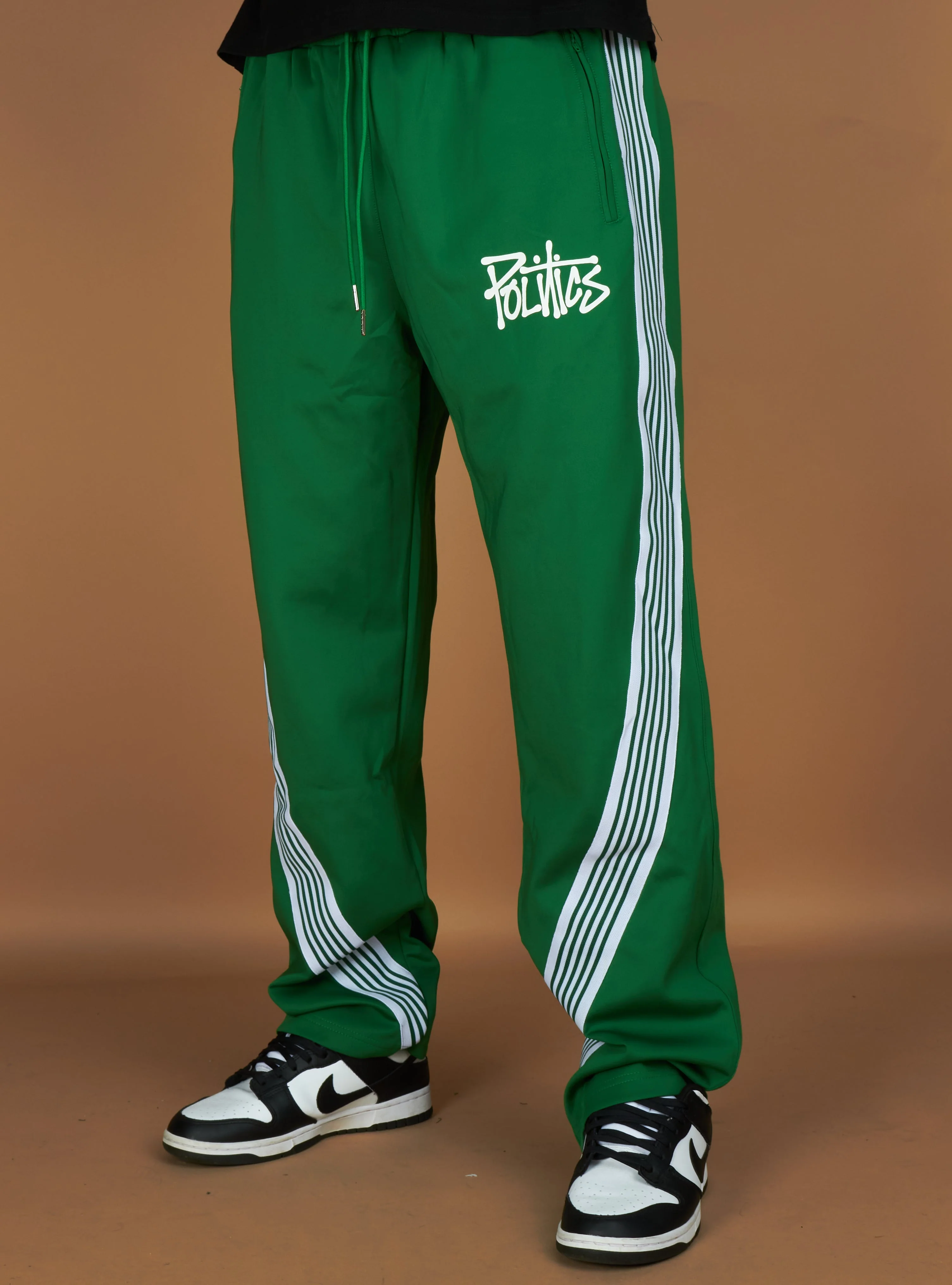 Politics Wisp Track Pants — Green - Image 4