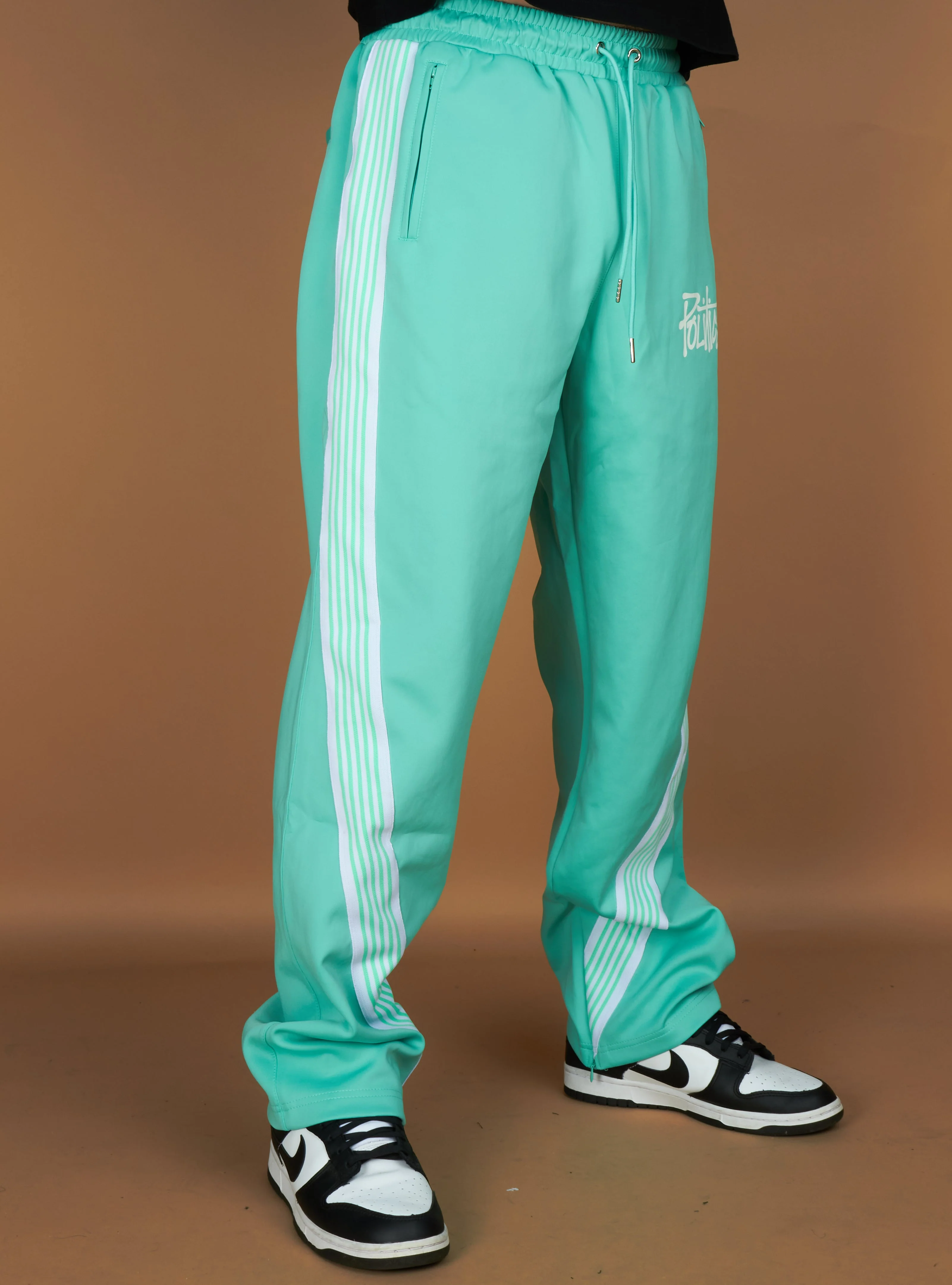 Politics Wisp Track Pants — Light Blue - Image 2