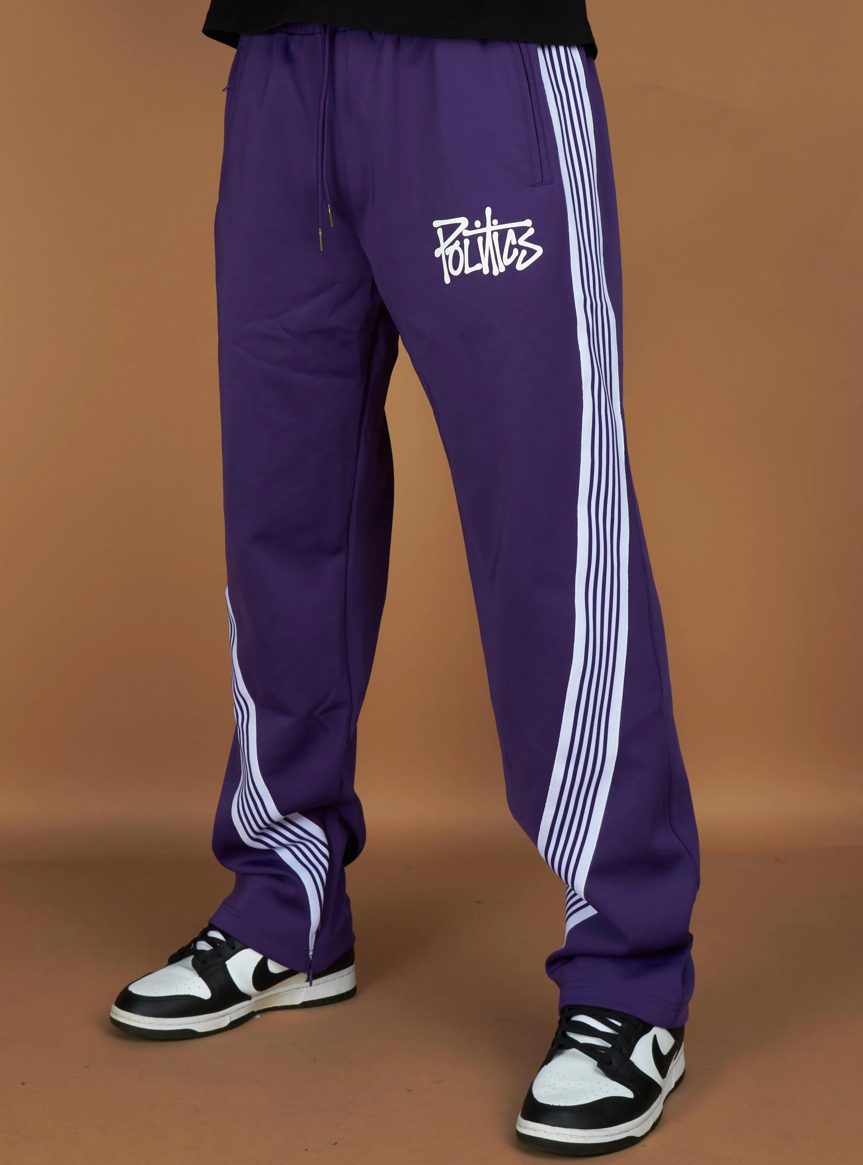 Politics Wisp Track Pants — Purple - Image 4